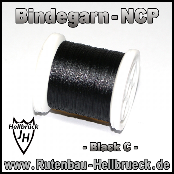 Bindegarn Nylon - NCP - Black -Vorfixiert -C-